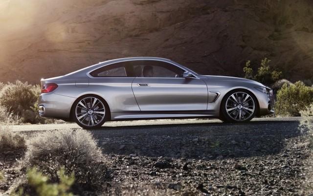 ny bmw 4 -serie gran coupe sidovy
