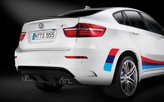 BMW X6 M Design Edition aerodynamik bakom en blick