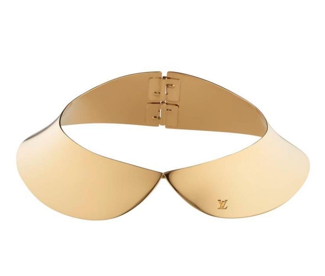 Louis Vuitton krage guld istället för halsband