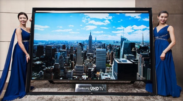 Samsung Sydkorea presenterar ny lyx -tv HD 2014