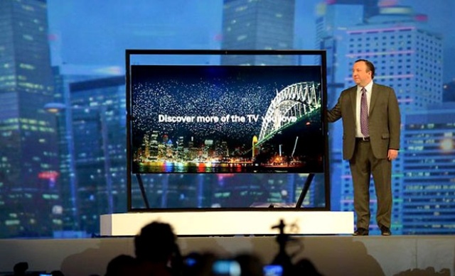 Samsung tv-lyx 110-tums ultra HD-tv hi tech
