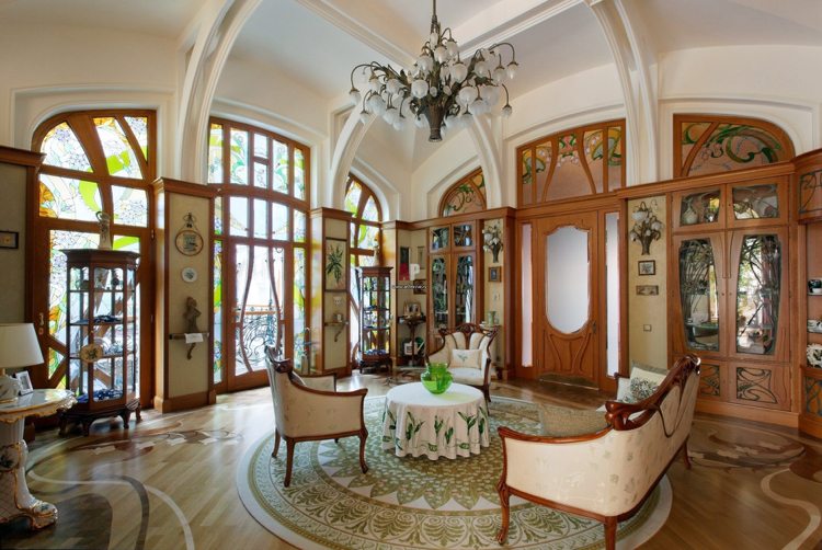 Art Nouveau-inredning-design-funktioner-inredning-möbler-naturliga-ornament