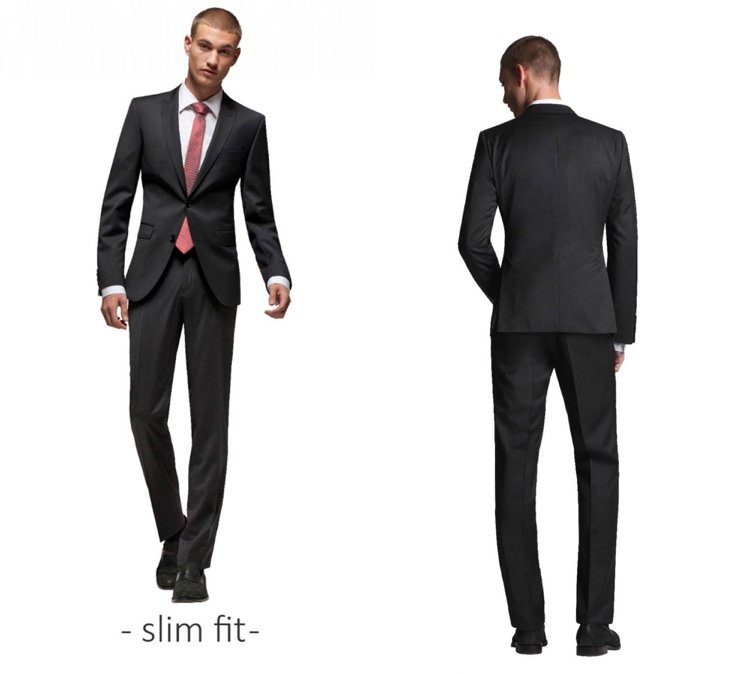 Kostym-män-slim-fit-fit-black-business