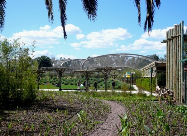 modern design biopark i argentinas fågelhabitat