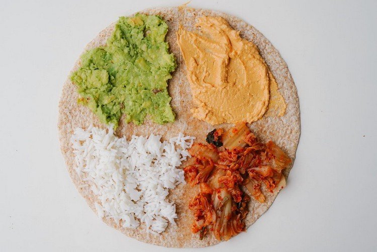 vegan tortilla wrap hack vegan inspirerad av Tiktok