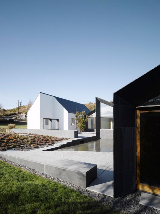 ombyggnad hus irland havet nya paviljonger terrass