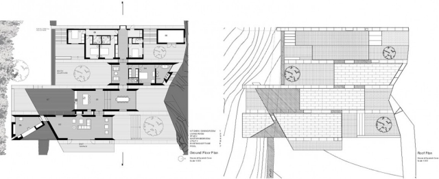 Níall McLaughlin Architects hus planlösning