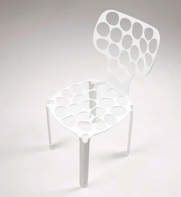 bOne stol design cell fyllning struktur metall