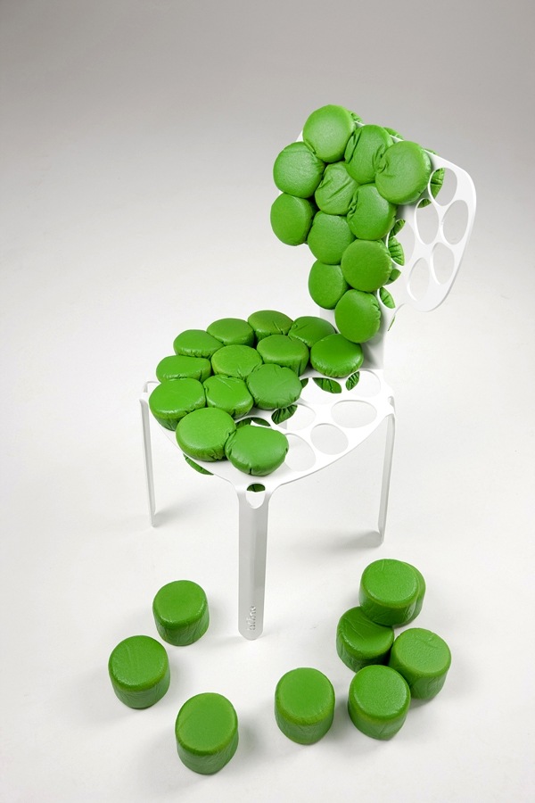 Design innovation stol klädsel idéer grön