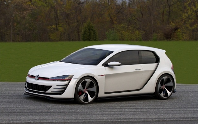 VW Golf Design Vision GTI på sidan