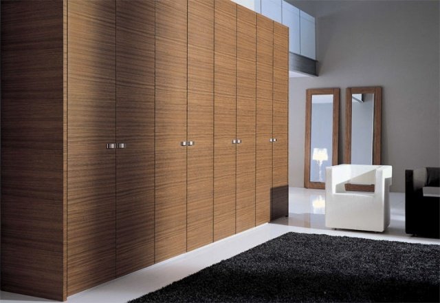 hall möbler förvaring trä svängdörrar design elegant Pescarollo-Industria-Mobili
