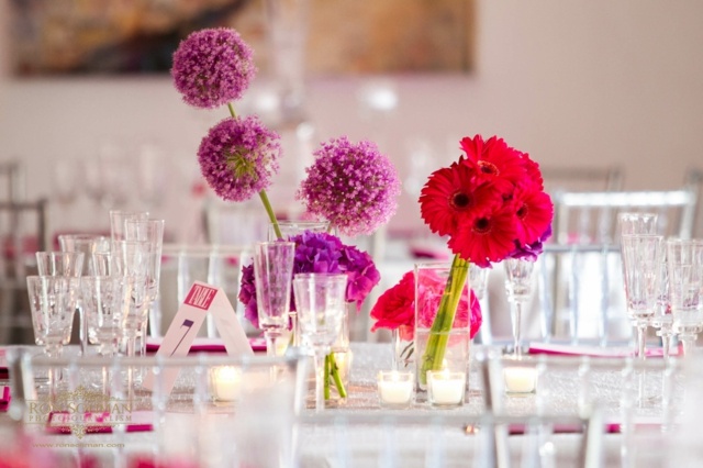 dekorera bröllopsidéer design blommor glasögon