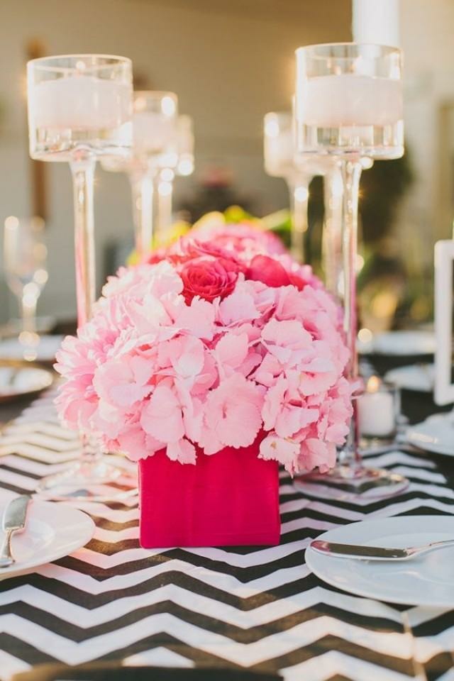 dukning rosa elegant elegant bröllopsdekoration