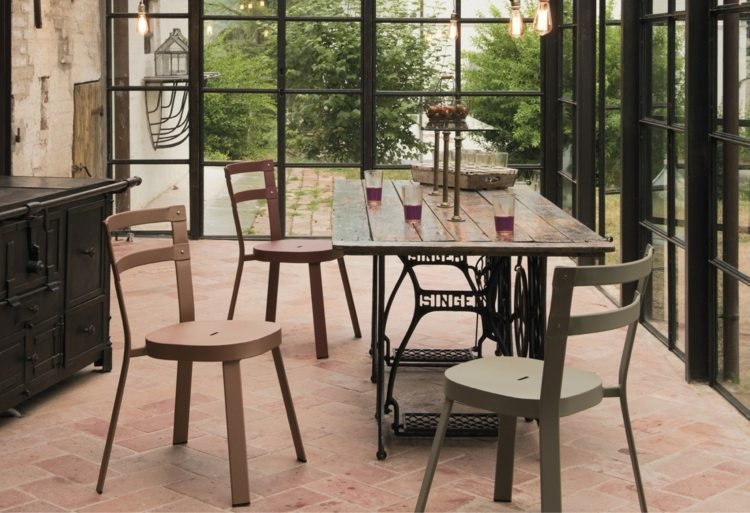 design trädgårdsmöbler tor-matbord-rustikt-symaskin-bord ben