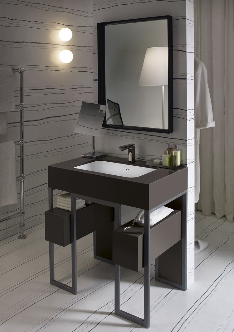 design handfat badrum modernt tvättställ låda liten funktionell