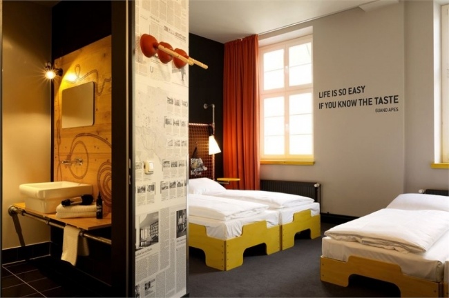 Boende alternativ Hamburg city hotel billig design Dreimeta