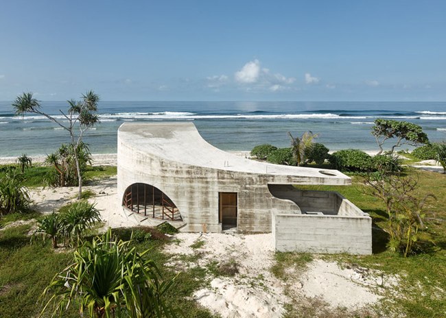 Designhotell med ett antikt utseende Villa Beton-South Pacific Australia-Travel