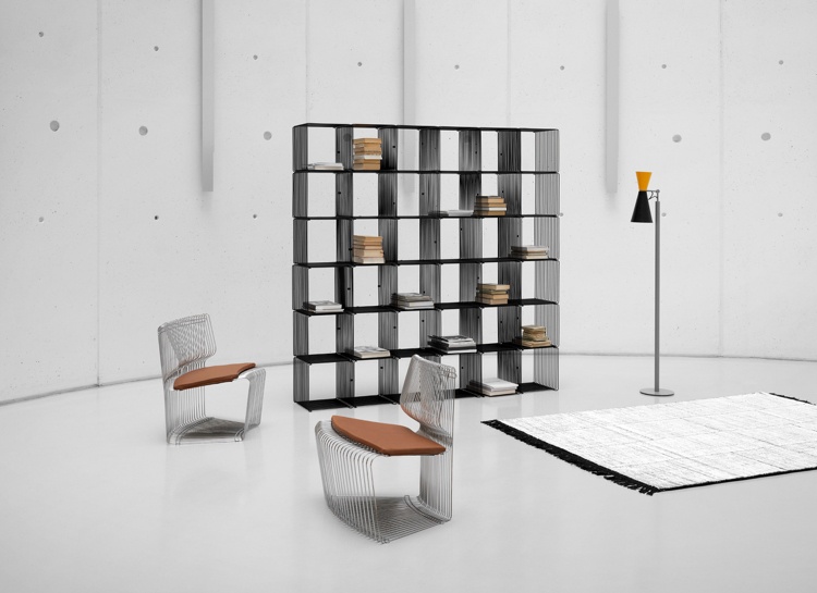 Design klassisk stol Panton i metall