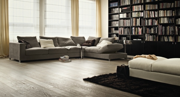 Rörlig soffgrupp Arketipo-moderna möbler-vardagsrum sittplatser design bokhylla