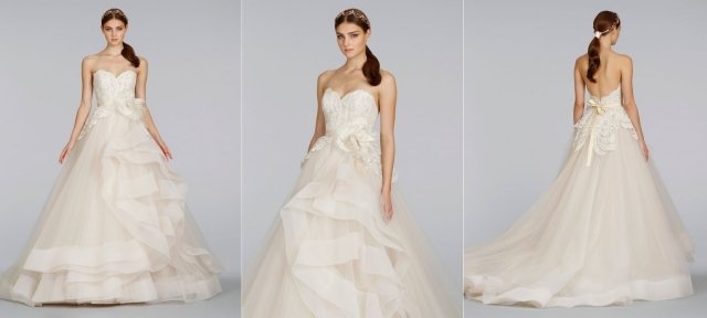 lazaro-2014-bröllopsklänning-tyll-boll-klänning-spetsbälte-multi-tier-kjol