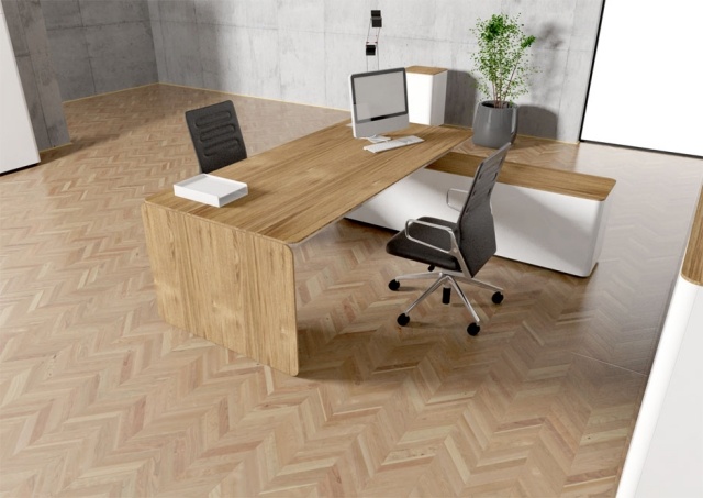 kontorsmöbler-skrivbord-trä-sidorad-vit