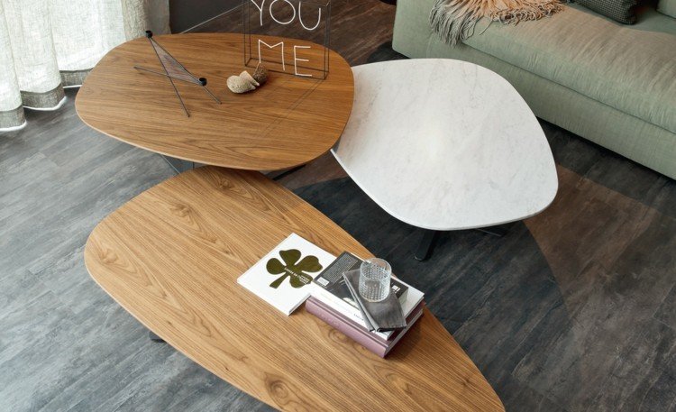 Trä soffbord modern designmöbel soffa