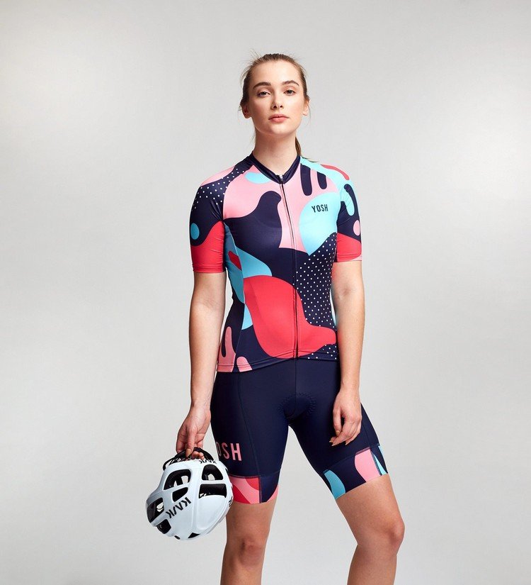 landsvägscykelkläder kvinnor yosh moderna färgglada