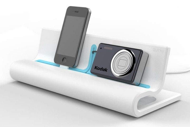 mobiltelefon laddstation konvergera knäppa modern stil vit kamera