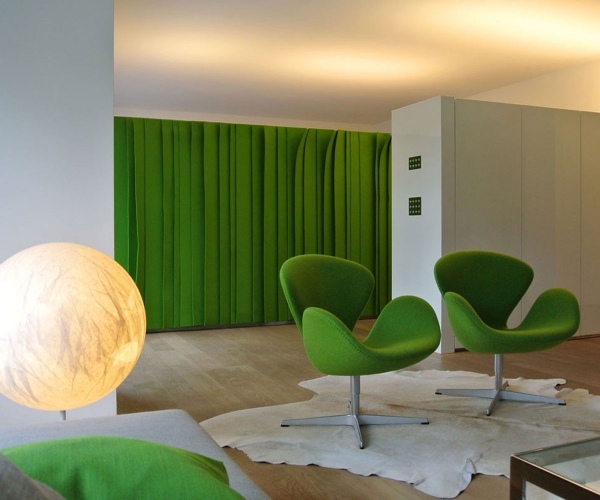 Designmöbler och idéer Monica Armani Living Idéer grönt vardagsrum