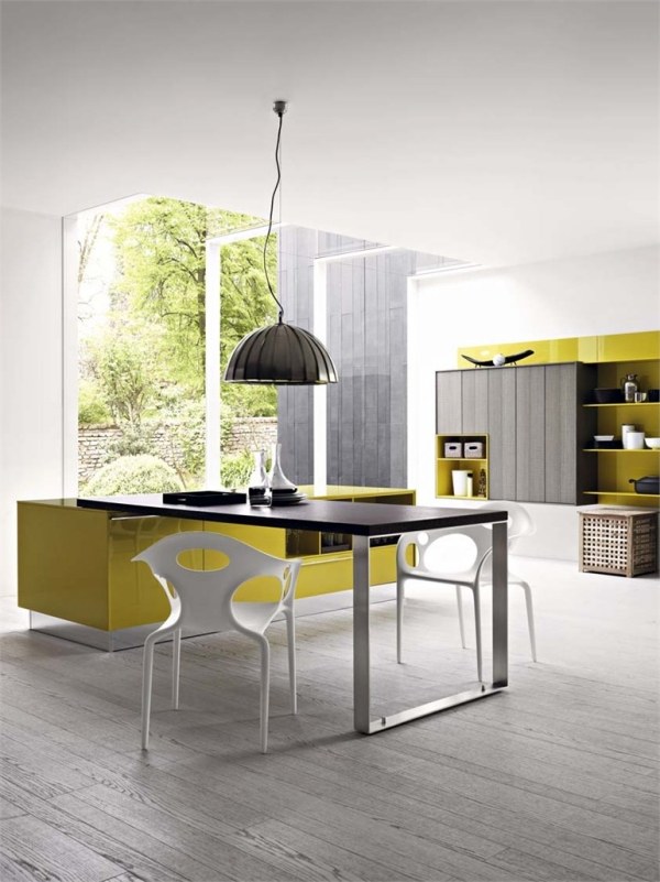 design kök modernt italien matbord färgkombinationer