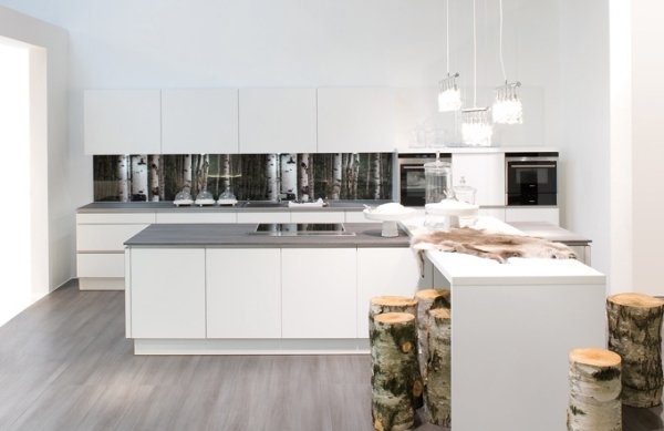 naturliga träelement moderna designkök från nolte