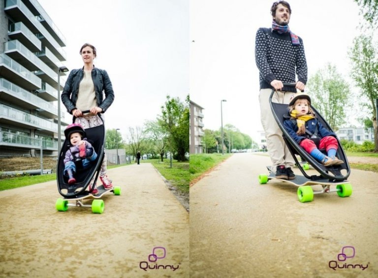 designer barnvagn mor far barn tillbehör promenad