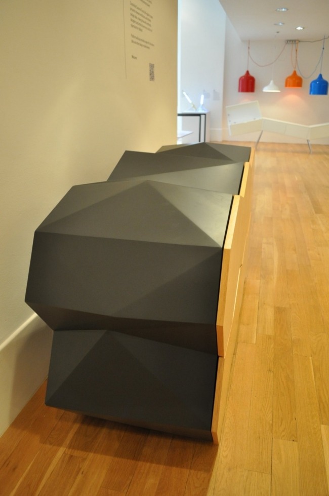Design byrå hall möbler Australien terräng former-reflektera fasetterad yta