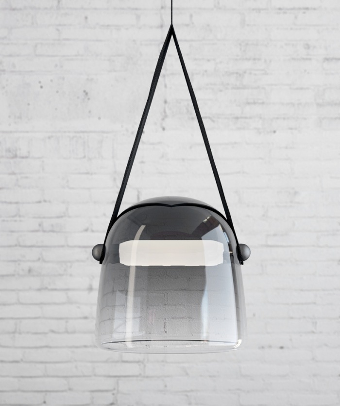 Designerlampor av glas svart-vit-ombre-rökt glas-lucie-koldova-mona