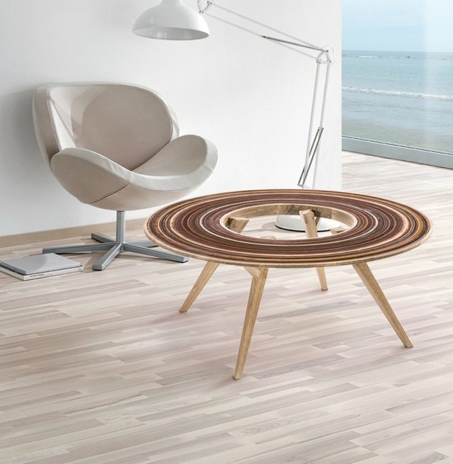 Ek designmöbler läderfåtölj golvlampa