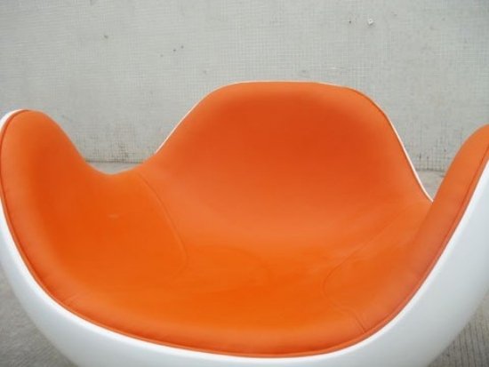 designer relax fåtölj från placentero orange