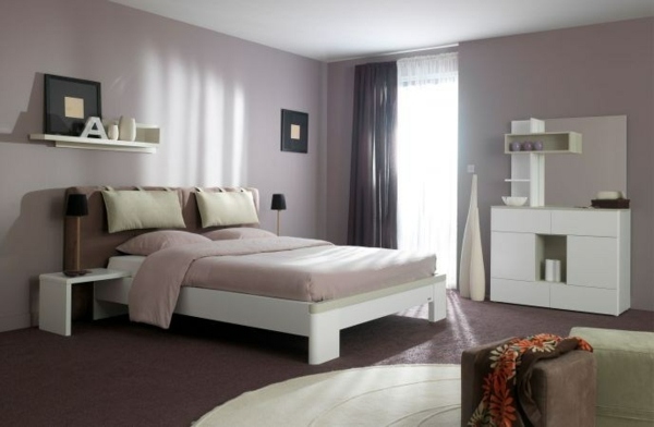 lila sovrumsmöbler-små toalettbord byrå