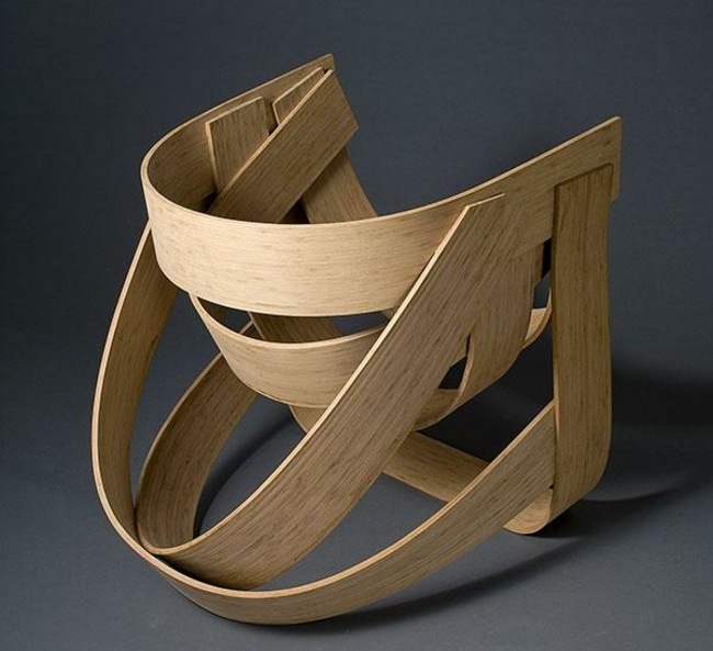 Designmöbler ryggstöd ergonomiskt helig bambu