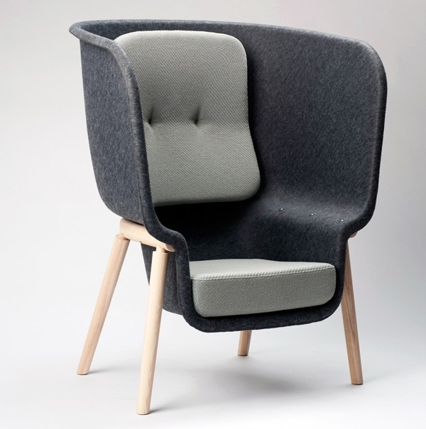 stol ryggstöd designmöbler av Benjamin Hubert