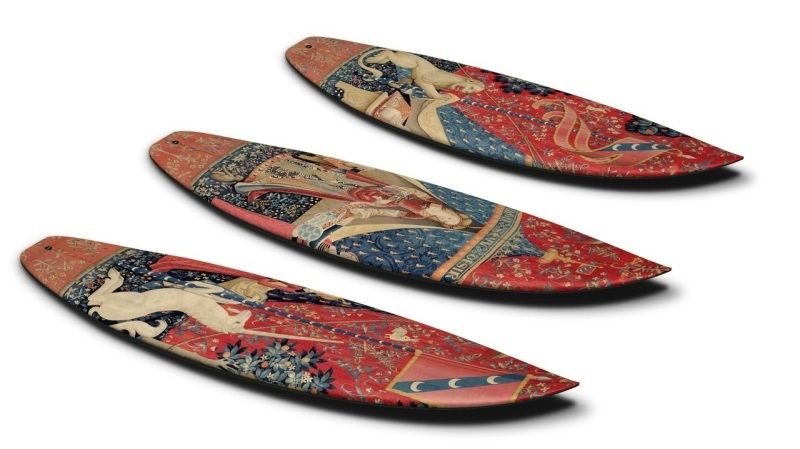 Designer surfbrädor -triptyk-lady-red-france-surfboards-art-boom-art