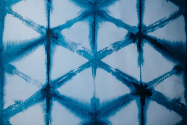 Stjärnformat mönster tapet-akvarellmålning-imitation design tapet