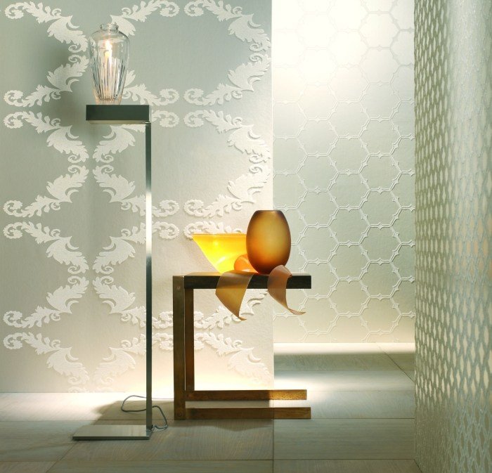 dekorativt-motiv-tapeter-pärl-skimrande-vägg-design