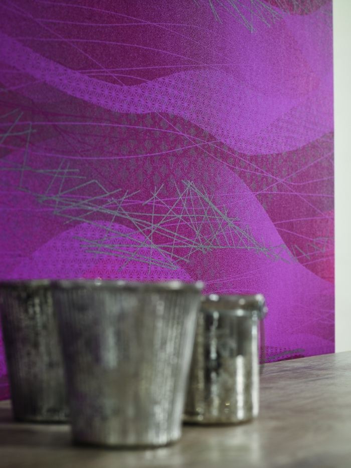 Designer-tapeter-von-Marburg-våg-mönster-violett-grafit-doodle
