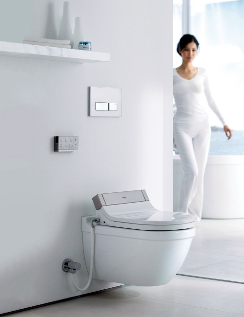 SensoWash Starck3 Duravit högteknologisk fjärrkontroll