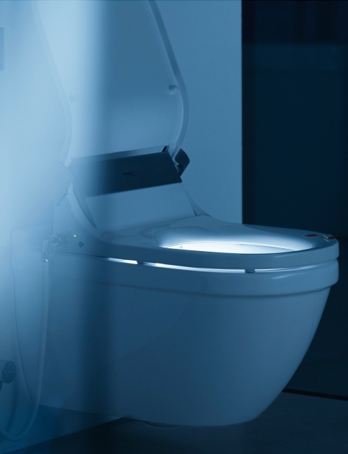 högteknologisk toalett SensoWash Starck3 Duravit