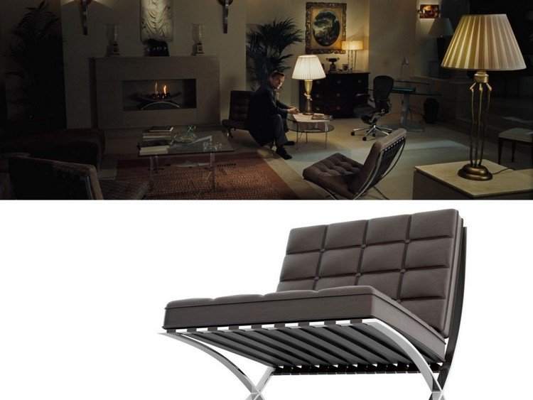 Designklassiker möbler sittplatser-barcelona-fåtölj-james-bond-film