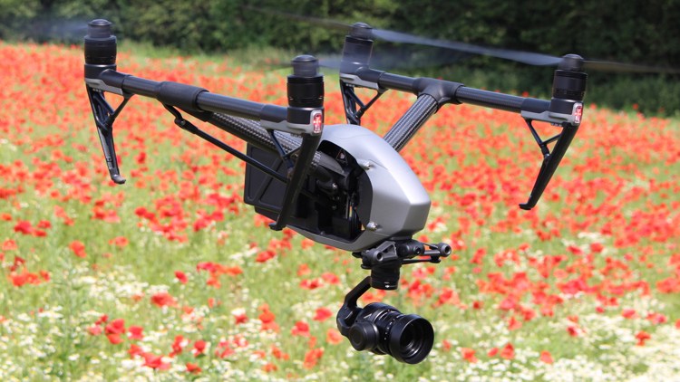 Drone 2019 DJI Inspire 2 med 30 MP kamera 7 km räckvidd