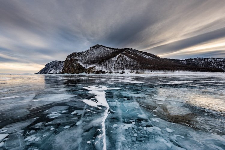 fruset vatten Baikal sjö Ryssland