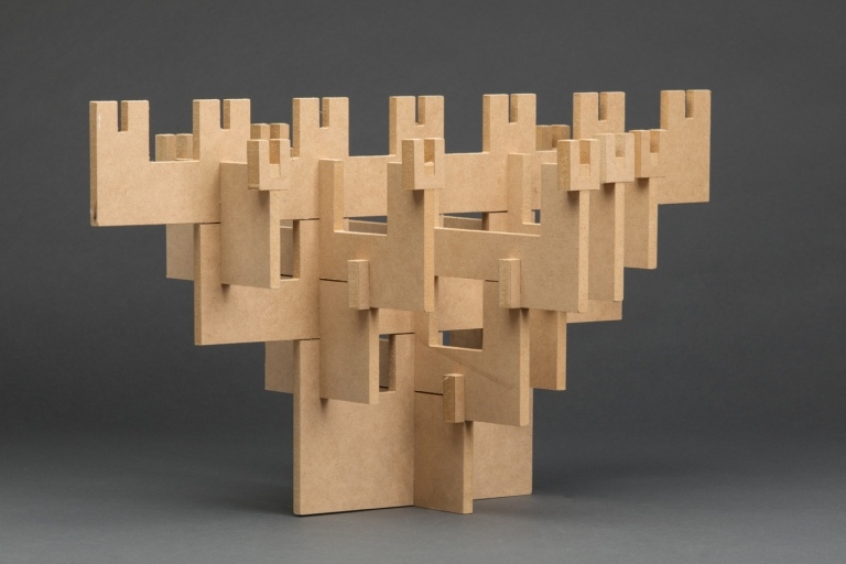 hängande trätak modell gör plywood panel