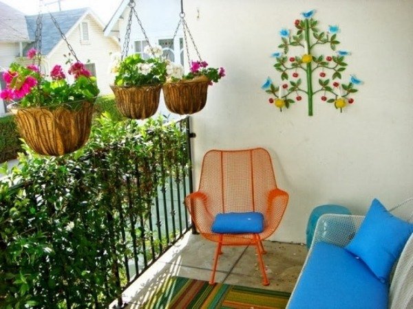 Skapa en trädgård som hänger på en balkong-sekretessskärm